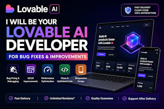 be your lovable ai developer for bug fixes and improvements