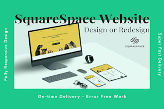 squarespace website design squarespace website redesign squarespace landing page