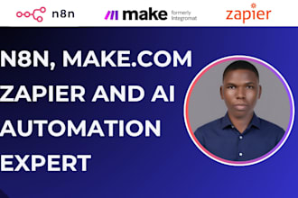 custom made com make com automation, zapier automation, n8n ai automation expert