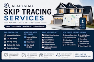 provide bulk skip tracing service