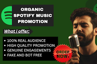 grow your spotify monthly listeners and followers organically