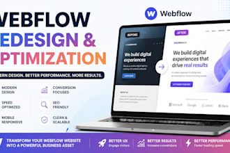 redesign webflow website webflow website design responsive webflow website setup