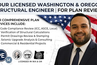 be your washington and oregon structural engineer for plan review