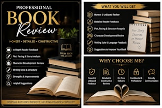 beta read your book and provide honest reader feedback
