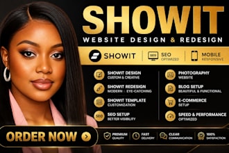 showit website designer, optimize showit website professionally add more content