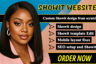 design showit website, redesign and customize showit website or template