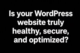 audit your wordpress site for SEO, speed, security and performance