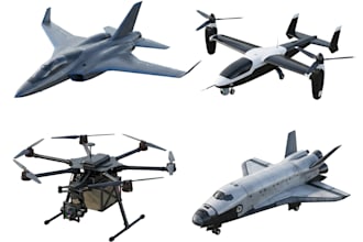 design aircraft, vtol uav, drone and any aerospace vehicle