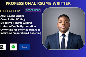 write an ats friendly resume, CV, cover letter and linkedin profile