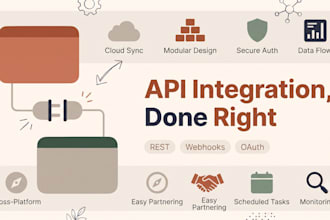 integrate any thirdparty API into your web or mobile app