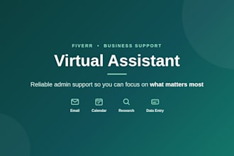 be your virtual assistant for email, scheduling and research