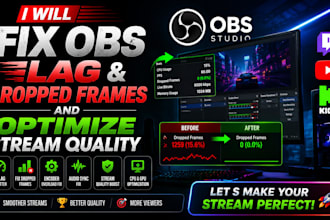fix obs lag dropped frames and stream quality issues