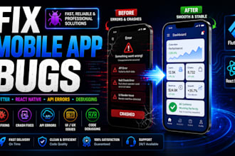 debug and fix your flutter android app, crashes, UI issues, API errors, and more