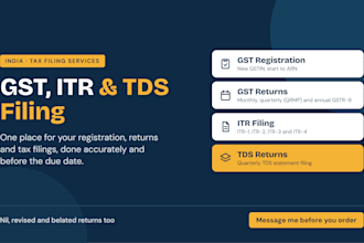 handle your itr filing for individual and nri and gst compliance