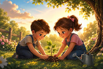 children story book illustrtation kids illustration watercolour picture book