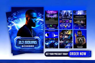epk, press kit, flyer design, media kit, social media kit, party flyer design