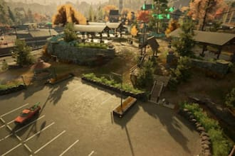 create 3d game environment terrain and level design in unity and level design