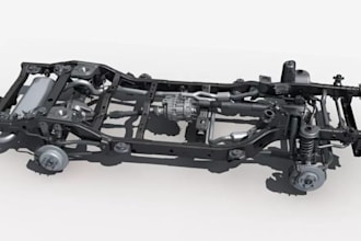 create detailed chassis, monocoque, drivetrain, suv roll cage,off road,solidwork