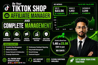 be your tiktok shop affiliate marketing manager