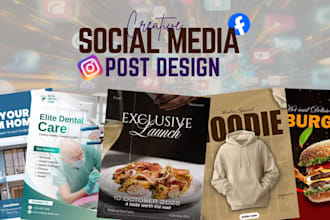 design eye catching instagram and facebook ad post