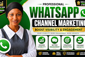 market your whatsapp channel to increase visibility and engagement