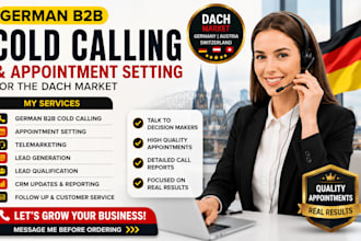 do german b2b cold calling and appointment setting for the dach market