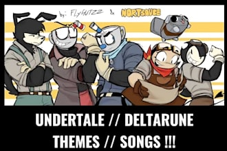 compose a undertale or deltarune au song, inspired battle theme soundtrack