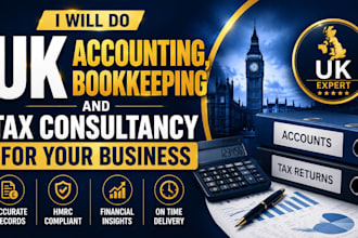 do UK accounting, bookkeeping and tax consultancy for your business