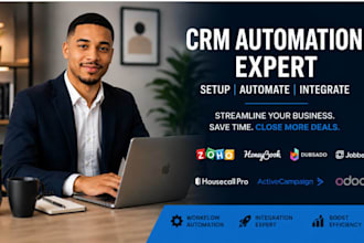setup zoho CRM automation honeybook dubsado jobber housecall pro activecampaign