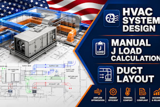 do hvac system design manual j cooling heating load calculation, and duct layout