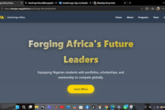 build a professional responsive business brochure website