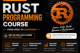 teach you rust programming following the rust book