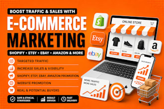 do e commerce marketing for shopify promotion and website traffic