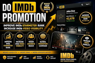 do imdb promotion improve imdb starmeter ranking boost your imdb movie visibilit