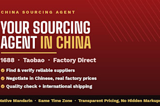 find verified china suppliers and handle buying for you