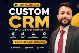 develop custom crm, real estate crm, and property management crm