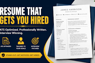 write a resume and cover letter for professionals