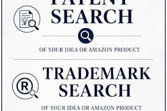 do patent and trademark search for your idea or amazon product