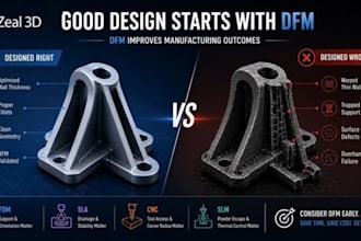 design 3d printing models, functional prototypes and 3d cad models