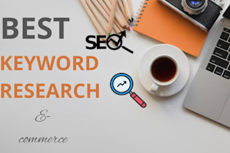 do organic keyword research for company and ecommerce website