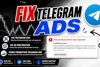 fix telegram ads ,fix ad destination forex promotion telegram ads