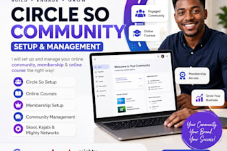 build circle so community online community skool kajabi setup circle so website