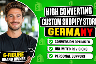 create shopify store  redesign shopify store for high conversion rate cro, ux