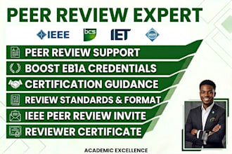 help apply as peer reviewer in ieee, springer, elsevier in eb1a visa