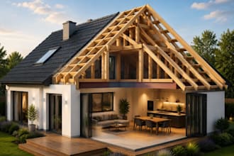 design roof framing structural drawings for roof extensions
