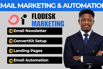 flodesk email automation and convertkit newsletter setup