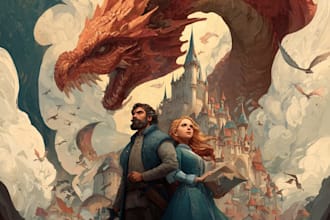 do fantasy book cover, thriller book cover design