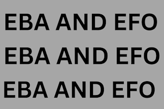 do eba and efo for you