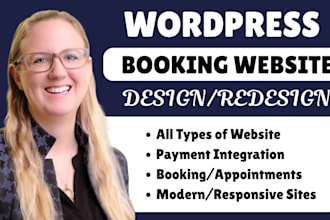 wordpress booking website design, hotel booking website and wordpress booking