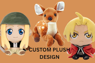 create handmade soft custom plush toy stuffed animals crochet kawali plushie
